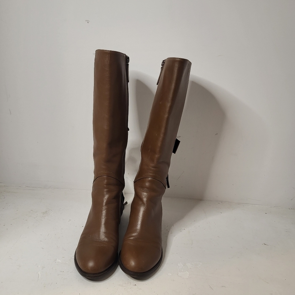 Valentino Ascot Ribbon Lace-Up Riding Boot Size 38 - Picture 2 of 14